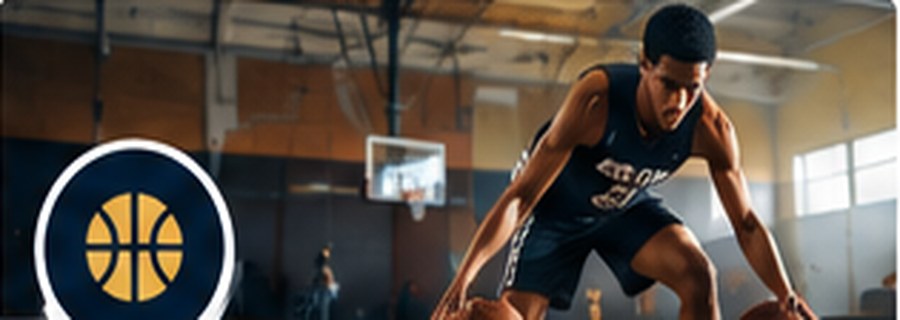 Basketball player training